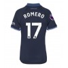 Tottenham Hotspur Cristian Romero #17 Bortatröja Dam 2023-24 Korta ärmar